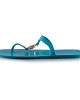 Michael Kors Turquoise Jelly Thong Flat Sandals