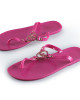 Michael Kors Pink Jelly Thong Flat Sandals