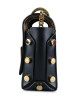 Jimmy Choo Black Leather Lockett Shoulder Bag