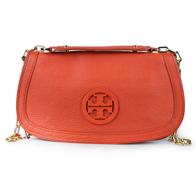 Tory Burch Orange Leather Sling Bag