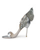 Sophia Webster Silver Evangeline Angel Wing High-Heel Sandals