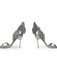 Sophia Webster Silver Evangeline Angel Wing High-Heel Sandals