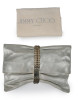 Jimmy Choo Chandra Metallic Chain Clutch