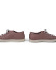 Bottega Veneta Beige Women's Intrecciato Leather Lace Up Sneakers