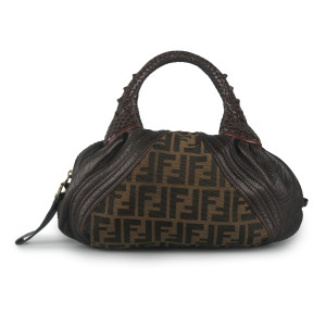 Fendi Brown Zucca Canvas/Leather Shoulder Bag