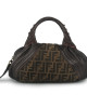 Fendi Brown Zucca Canvas/Leather Shoulder Bag