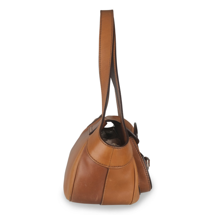 Prada Brown Vittelo Cuoio Shoulder Bag