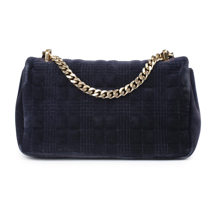 Burberry Black Lola Velvet Crossbody Bag