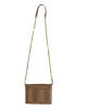 Tory Burch Tan Leather Amanda Chain Strap Crossbody Bag