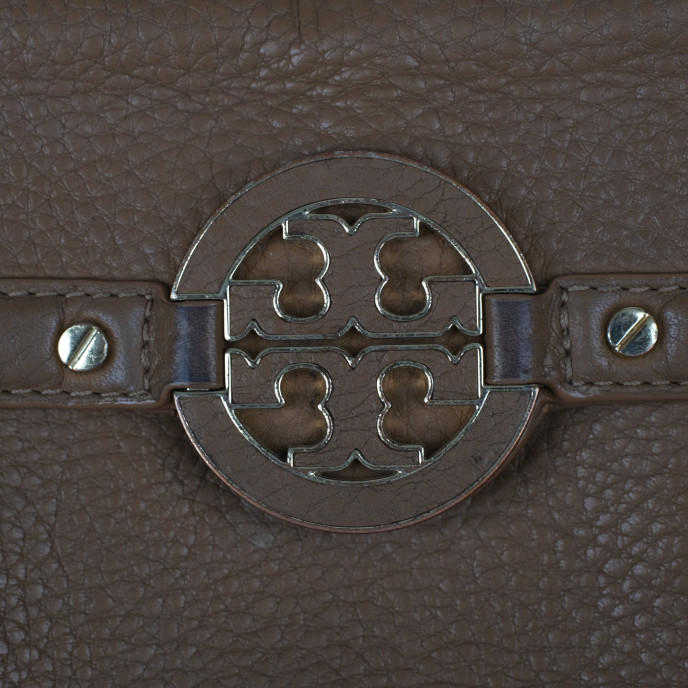 Tory Burch Tan Leather Amanda Chain Strap Crossbody Bag