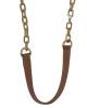 Tory Burch Tan Leather Amanda Chain Strap Crossbody Bag