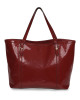 Gucci Red Microguccisima Patent Leather Medium Nice Tote Bag