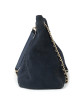 Tory Burch Black Suede Tote Bag