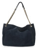 Tory Burch Black Suede Tote Bag