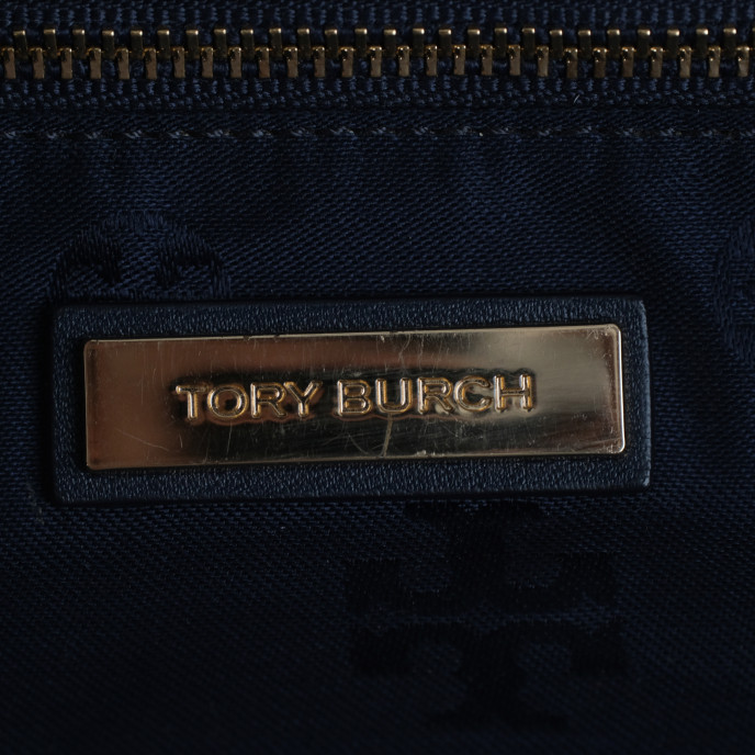 Tory Burch Black Suede Tote Bag