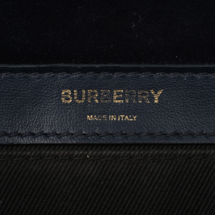 Burberry Black Lola Velvet Crossbody Bag