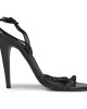 Bottega Veneta Black Leather Sandals Size 39.5