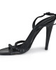 Bottega Veneta Black Leather Sandals Size 39.5