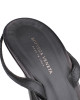 Bottega Veneta Black Leather Sandals Size 39.5