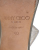 Jimmy Choo Gold Lurex Fabric Strap Stilettoes Size 40