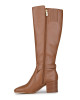 Michael Kors Brown Faux Leather Carmen Boots Size 5M