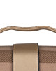 Burberry Gold/Cream Check Canvas and Leather Crossbody Bag