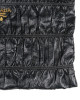 Prada Black Nappa Gaufre Leather Clutch Bag