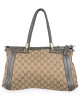 Gucci Brown/Beige Canvas Shoulder Bag