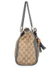 Gucci Brown/Beige Canvas Shoulder Bag