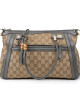 Gucci Brown/Beige Canvas Shoulder Bag