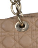 Christian Dior Beige Cannage Quilted Leather Large Soft Shopping Tote