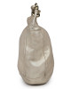 Jimmy Choo Cream Leather Hobo Bag