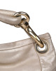 Jimmy Choo Cream Leather Hobo Bag