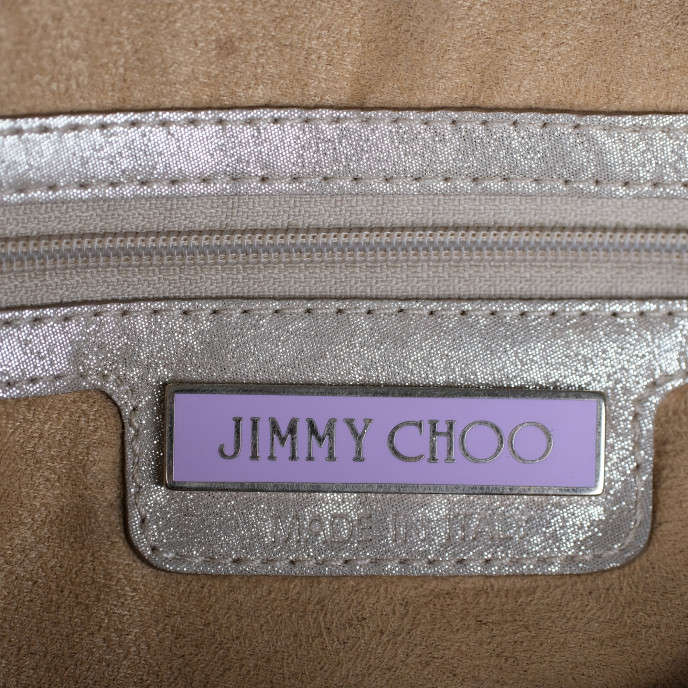 Jimmy Choo Cream Leather Hobo Bag