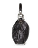 Aigner Black Cros Embossed Leather Bag
