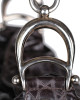 Aigner Black Cros Embossed Leather Bag