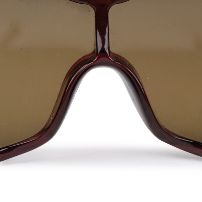 Chopard Brown SCG0125 Shield Sunglasses