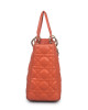 Christian Dior Medium Orange Lady Dior Bag