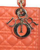 Christian Dior Medium Orange Lady Dior Bag