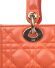 Christian Dior Medium Orange Lady Dior Bag