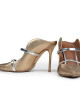 Malone Souliers Gold Silver Heels