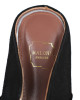 Malone Souliers Black Leather Flat Mules