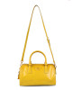 Prada Yellow Saffiano Leather Top Handle Bag