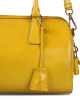 Prada Yellow Saffiano Leather Top Handle Bag