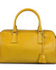 Prada Yellow Saffiano Leather Top Handle Bag