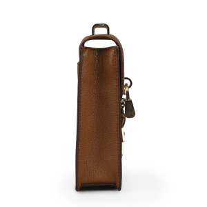DKNY Brown Textured Crossbody Bag