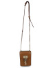 DKNY Brown Textured Crossbody Bag