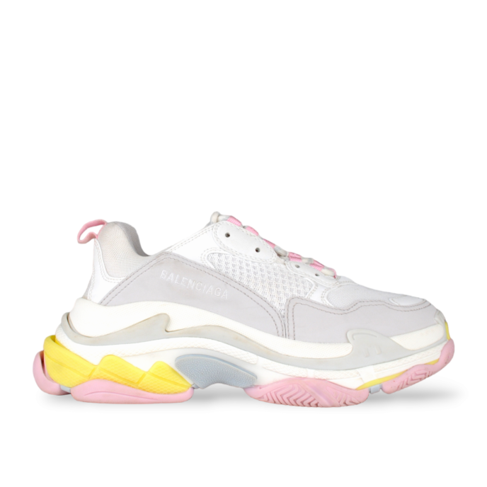 Balenciaga Women's Pink Triple S Sneakers Size 40