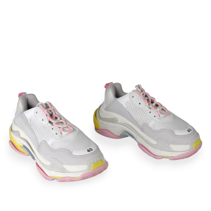 Balenciaga Women's Pink Triple S Sneakers Size 40