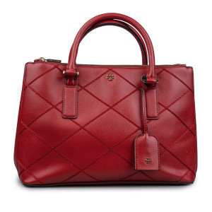 Tory Burch Red Leather Satchel